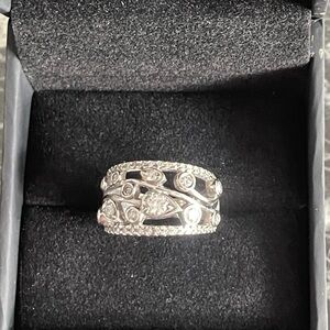 1 CT Diamond Ring 14K White Gold